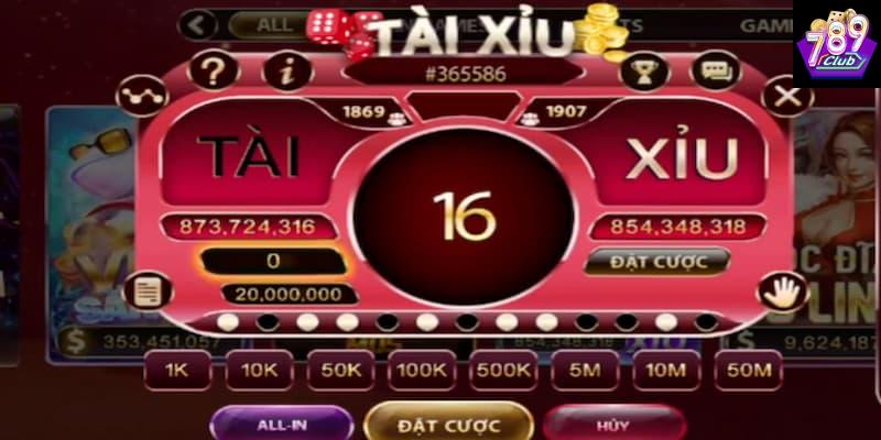 Luật chơi tài xỉu nổ hũ